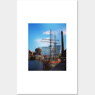 Tall sail ship Posters and Art